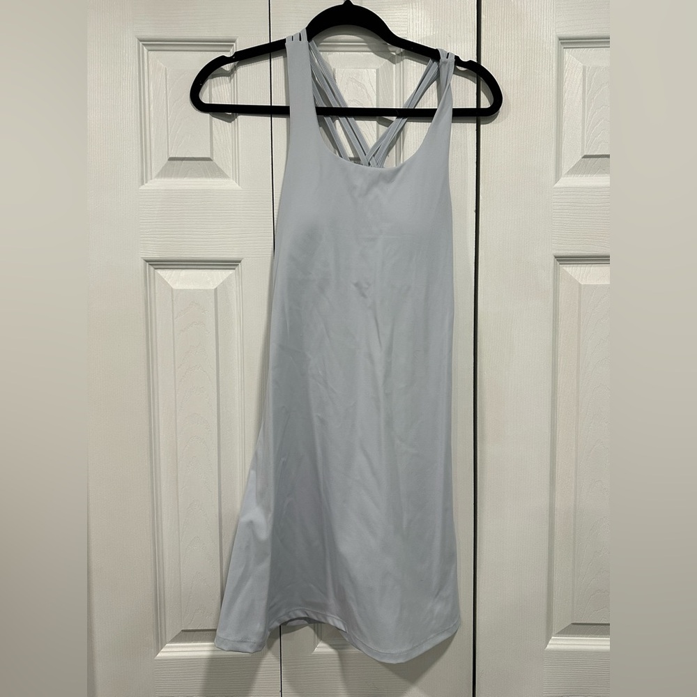 Mono B NWT athletic dress. Color is light blue/greyish